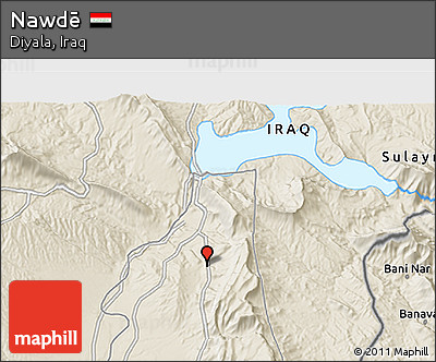 Shaded Relief 3D Map of Nawdē