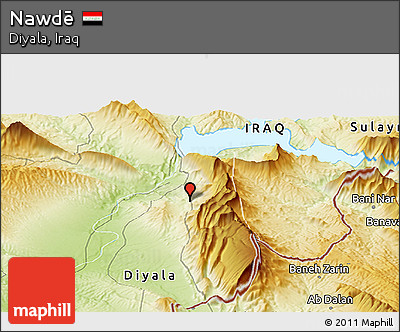 Physical Panoramic Map of Nawdē