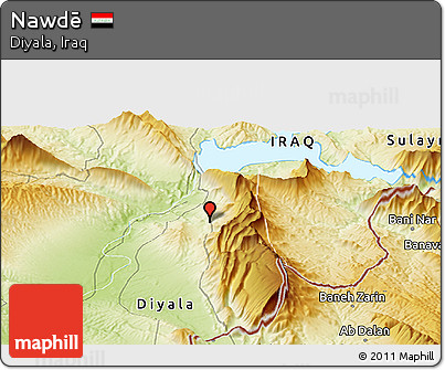 Physical Panoramic Map of Nawdē