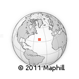 Outline Map of the Area around 34° 56' 49" N, 45° 49' 30" W, rectangular outline