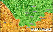 Political Map of the area around 34° 56' 49" N, 46° 49' 30" E