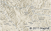 Shaded Relief Map of the area around 34° 56' 49" N, 46° 49' 30" E