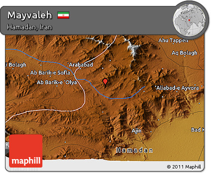 Physical 3D Map of Mayvaleh