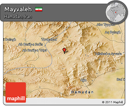 Satellite 3D Map of Mayvaleh