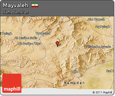 Satellite 3D Map of Mayvaleh
