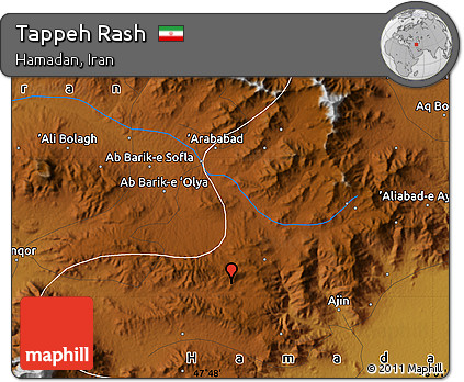 Physical Map of Tappeh Rash