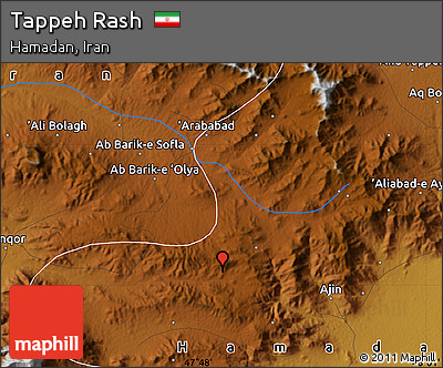 Physical Map of Tappeh Rash