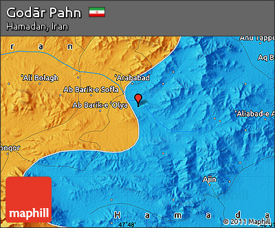 Political Map of Godār Pahn
