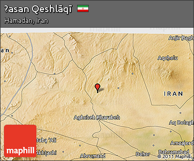 Satellite 3D Map of Ḩasan Qeshlāqī