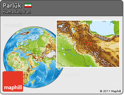 Physical Location Map of Parlūk