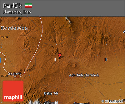 Physical Map of Parlūk