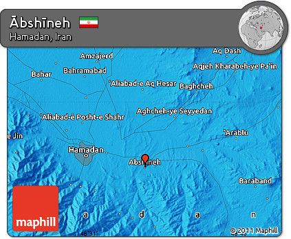 Political Map of Ābshīneh