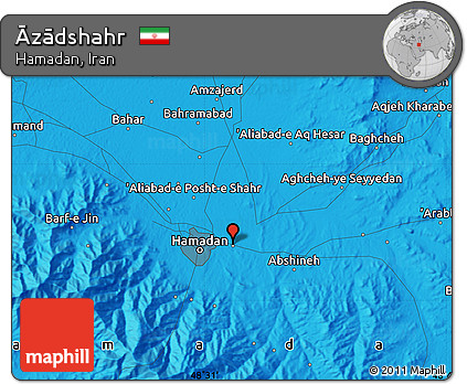 Political Map of Āzādshahr