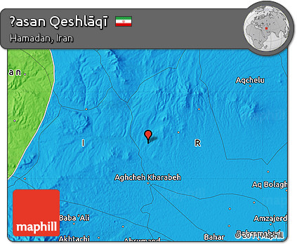 Political Map of Ḩasan Qeshlāqī