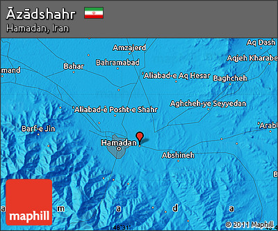 Political Map of Āzādshahr