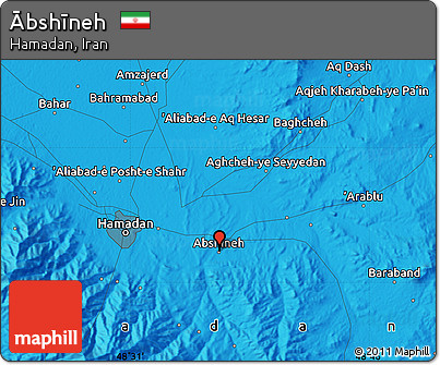 Political Map of Ābshīneh