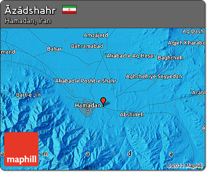 Political Map of Āzādshahr