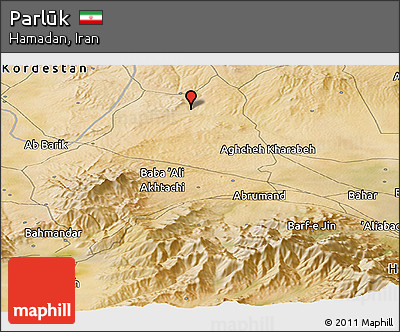 Satellite Panoramic Map of Parlūk