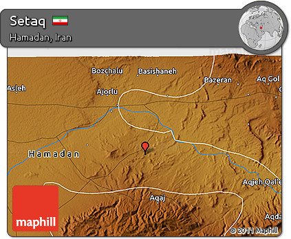 Physical 3D Map of Setaq