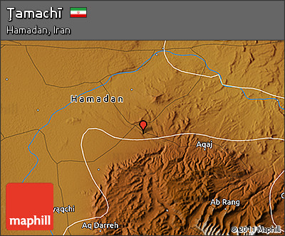 Physical 3D Map of Ţamachī