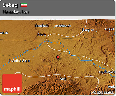 Physical 3D Map of Setaq