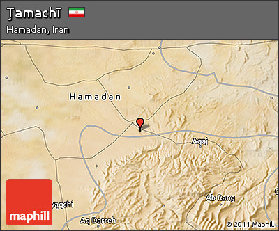 Satellite 3D Map of Ţamachī