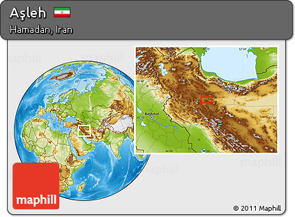 Physical Location Map of Aşleh
