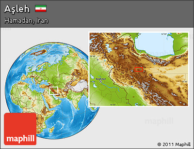 Physical Location Map of Aşleh