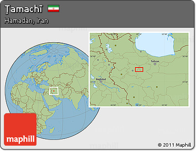 Savanna Style Location Map of Ţamachī