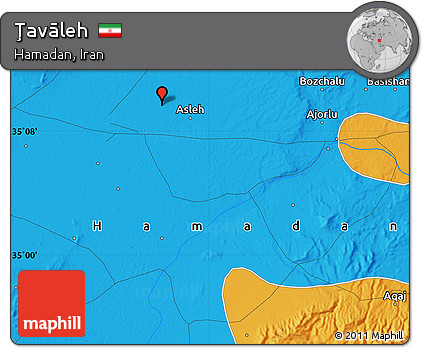 Political Map of Ţavāleh