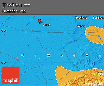 Political Map of Ţavāleh
