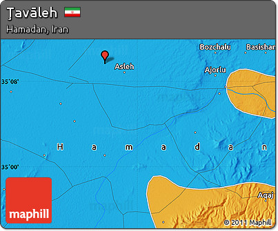 Political Map of Ţavāleh