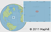 Savanna Style Location Map of the area around 34° 56' 49" N, 49° 13' 30" W