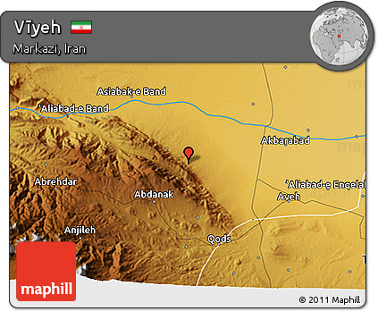Physical 3D Map of Vīyeh
