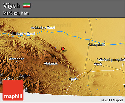 Physical 3D Map of Vīyeh