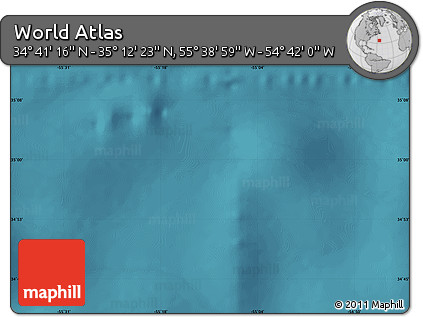 Satellite Map of the Area around 34° 56' 49" N, 55° 10' 29" W