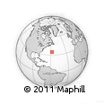 Outline Map of the Area around 34° 56' 49" N, 57° 43' 30" W, rectangular outline