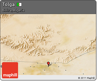 Satellite 3D Map of Tolga
