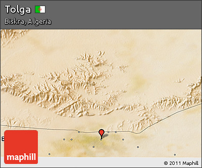 Satellite 3D Map of Tolga
