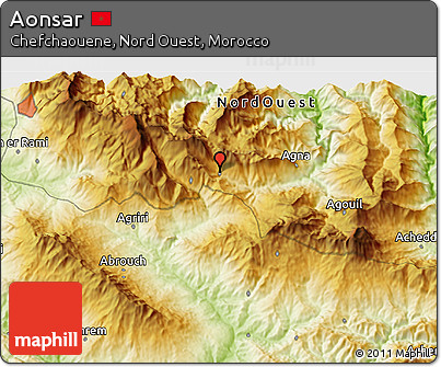 Physical 3D Map of Aonsar