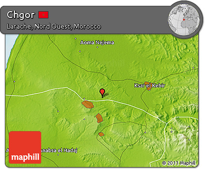 Physical 3D Map of Chgor