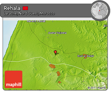 Physical 3D Map of Rehala