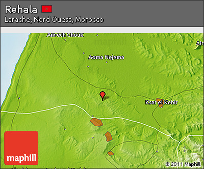 Physical 3D Map of Rehala