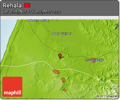 Physical 3D Map of Rehala
