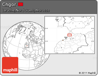 Blank Location Map of Chgor