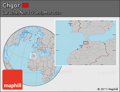 Gray Location Map of Chgor