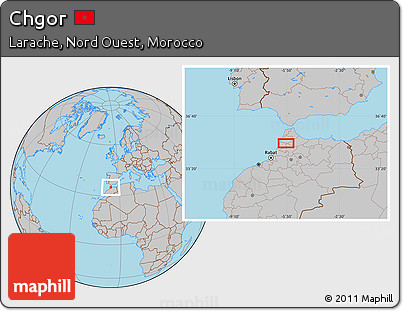 Gray Location Map of Chgor