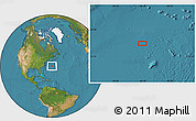 Satellite Location Map of the area around 34° 56' 49" N, 66° 13' 29" W