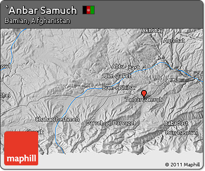 Physical 3D Map of `Anbar Samuch