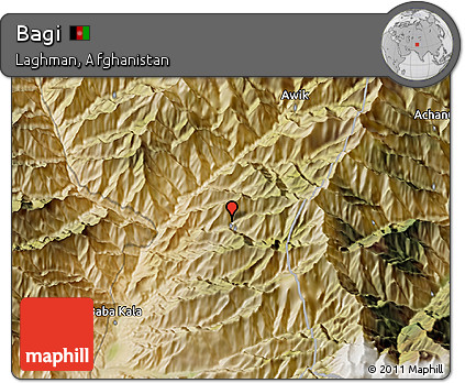 Satellite 3D Map of Bagi